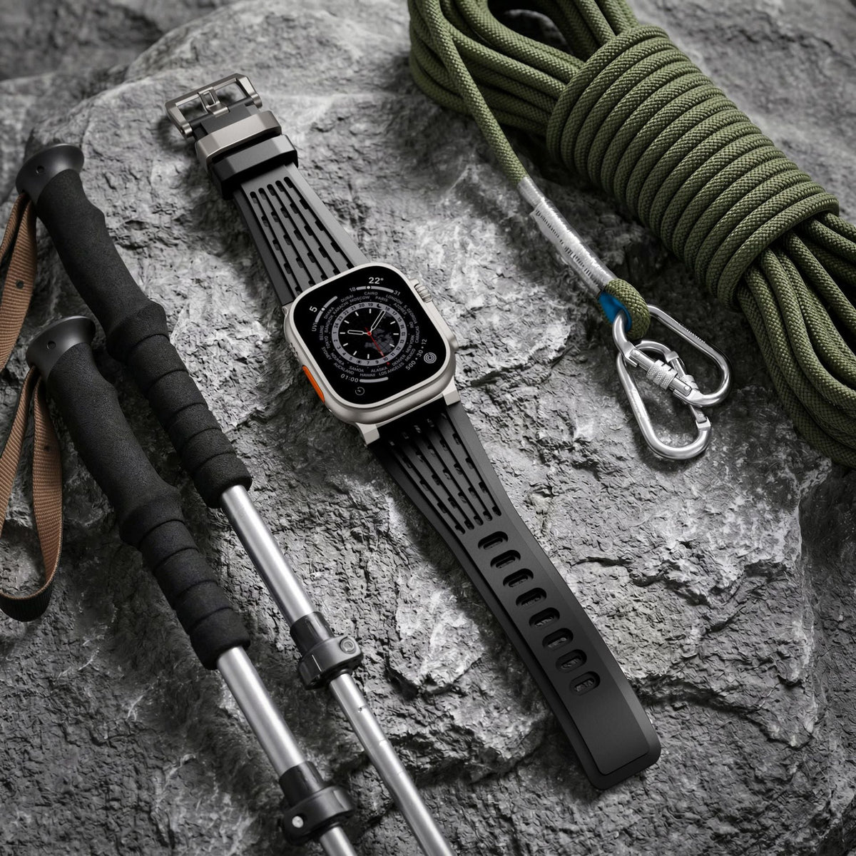 iBandGear Ventra Sport Silicone Band for Apple Watch Breathable Performance Strap - detail 12