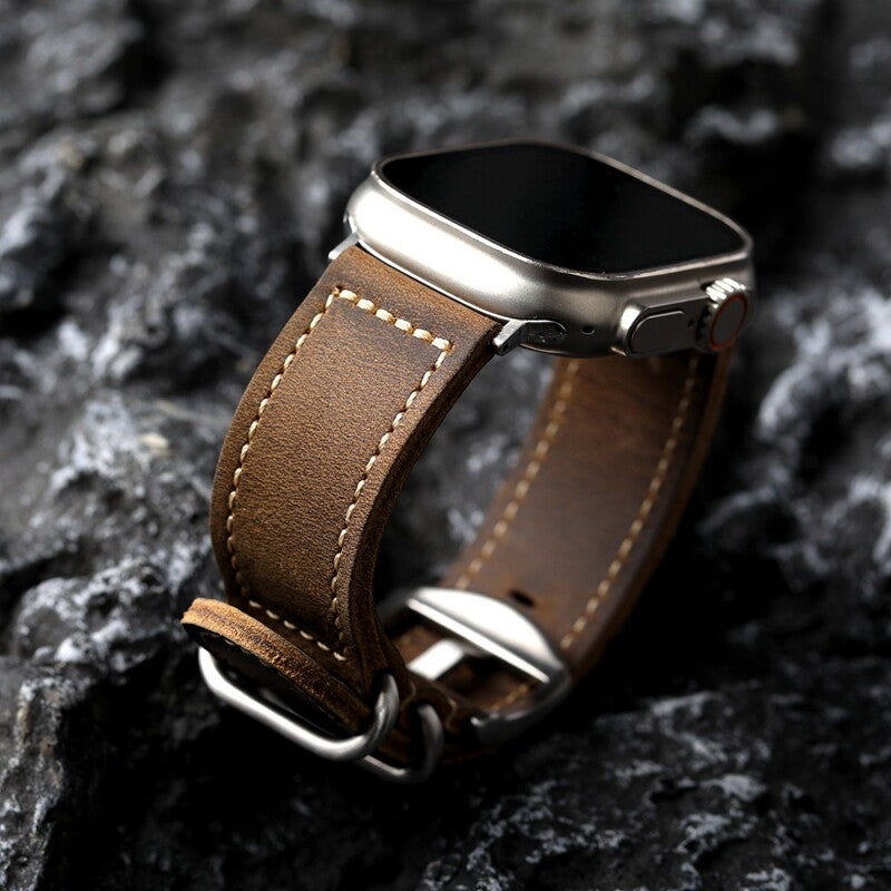 iBandGear Vintage Ranger Full-Grain Leather Band for Apple Watch - detail 3