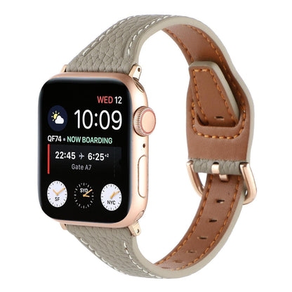 iBandGear Women’s Slim Pebble Leather Band for Apple Watch - detail 9