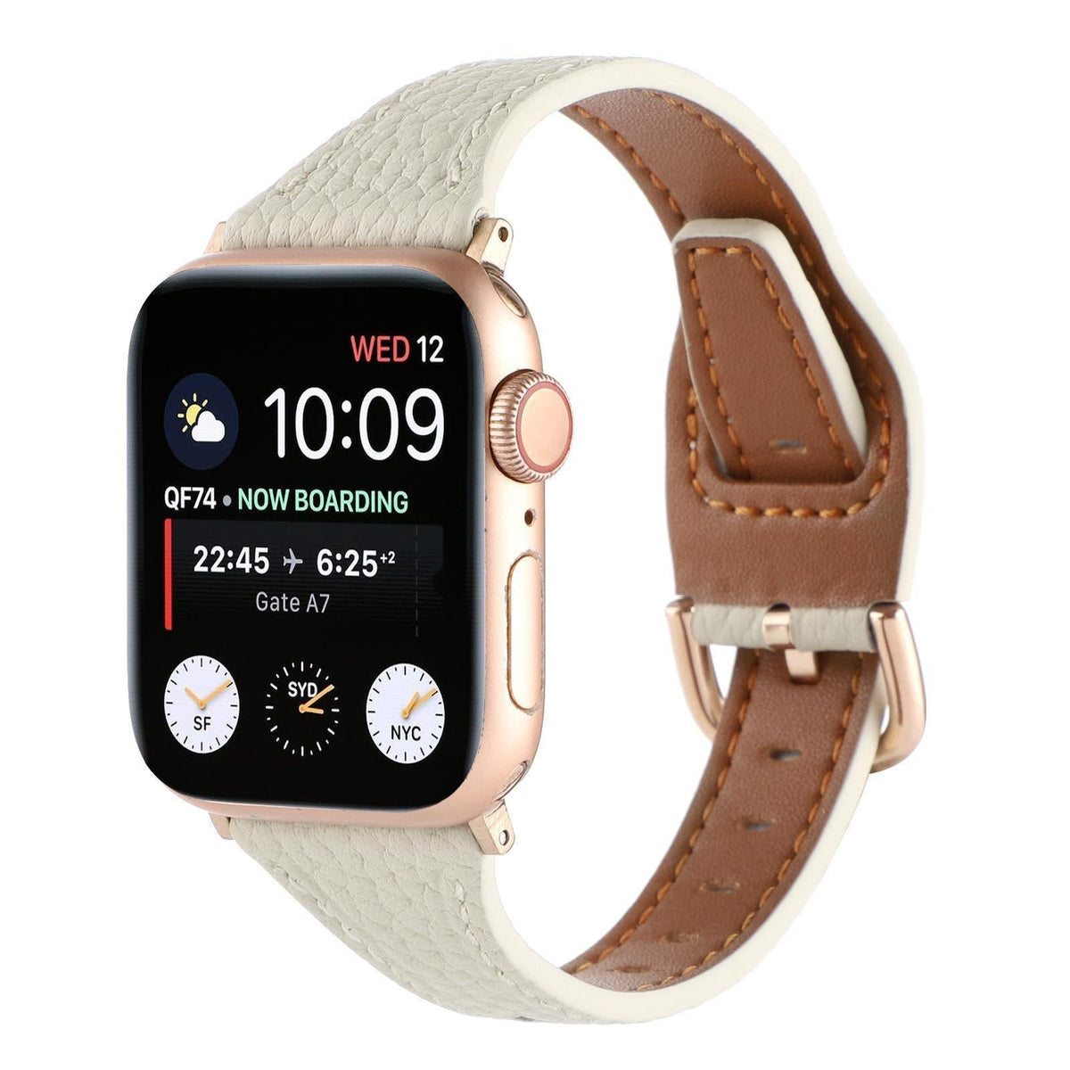 iBandGear Women’s Slim Pebble Leather Band for Apple Watch - detail 11