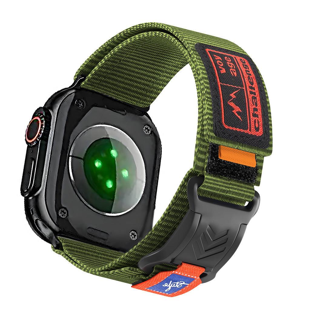 iBandGear Woven Nylon Magnetic Band for Apple Watch Sport - Green