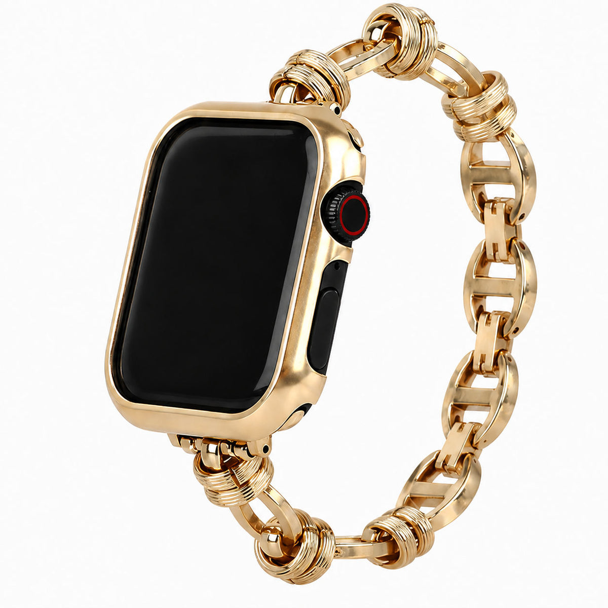 iBandGear Wrapped Ring Link Bracelet Band for Apple Watch - Gold